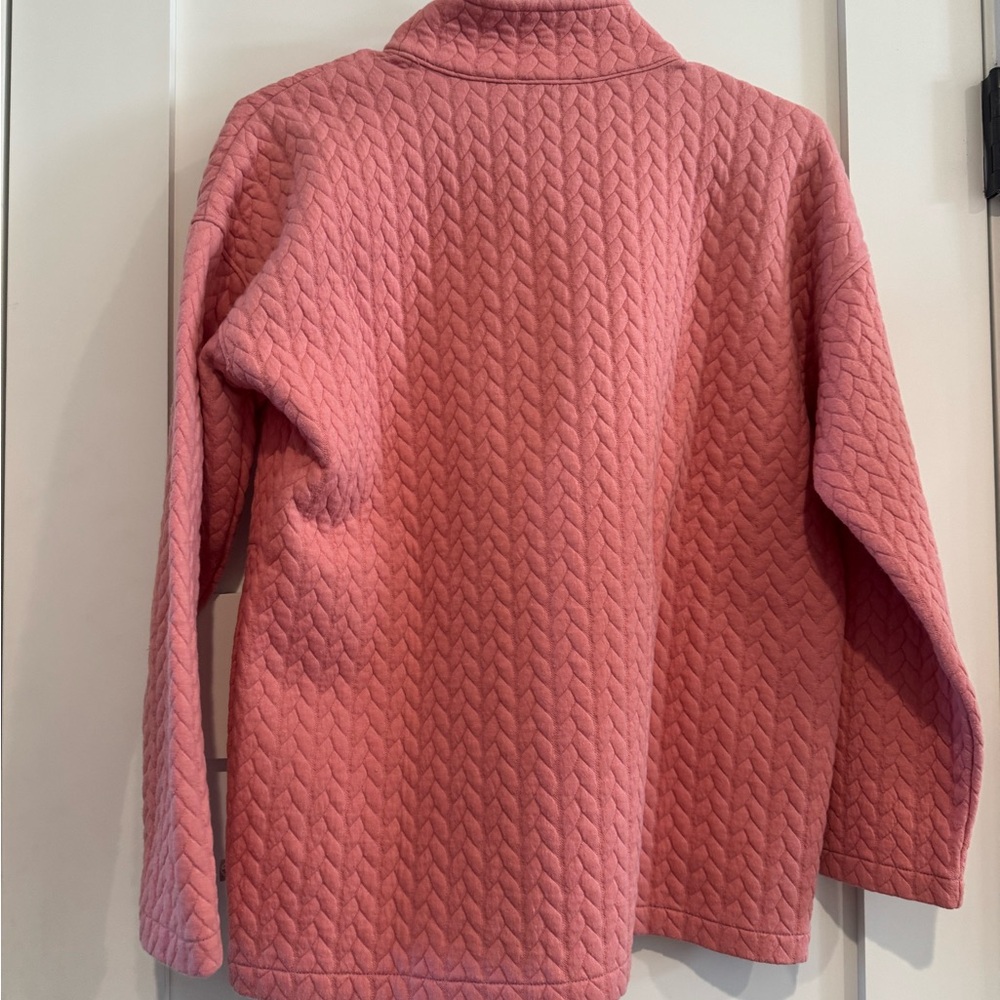 Talbots Quilted Half Zip Pullover - image 3